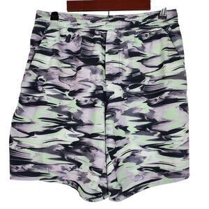 Lululemon Pace Breaker Linerless Short 7" Mens L Sweat Wicking Paint Glide Swift